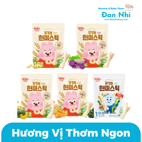 Bánh Gạo Ăn Dặm Bebedang Organic Hàn Quốc Cho Bé Từ 06 Tháng Tuổi