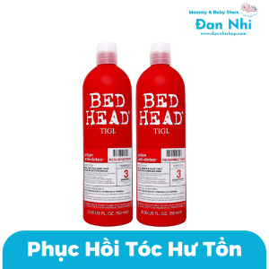 Bộ Dầu Gội Xả Tigi Bed Head Mỹ 750ml