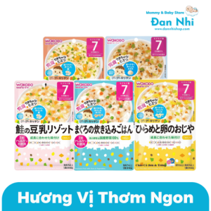 Cháo Ăn Liền Wakodo 80g Nhật Bản Cho Bé 7 Tháng