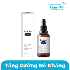 Kẽm Nước Biocare ZinC Anh 30ml Cho Bé