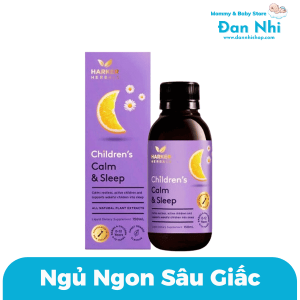 Siro Ngủ Ngon Harker Tím Children's Calm & Sleep 150ml