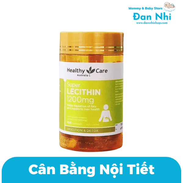Tinh Chất Mầm Đậu Nành Healthy Care Super Lecithin 1200mg Úc 120 Viên