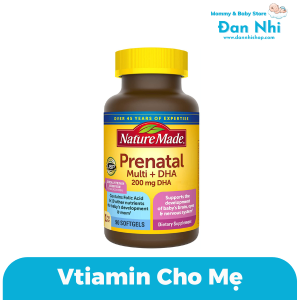 Vitamin Bầu Nature Made Prenatal Multi DHA Mỹ 150 viên