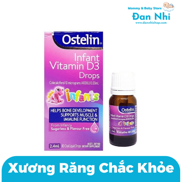 Vitamin D3 Drop Infant Ostelin Úc 2.4ml
